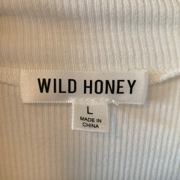 Cropped white turtleneck - Picture 3 of 5